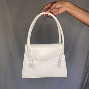 Thin White Shoulder Bag